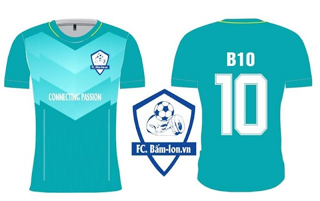 Áo bóng đá thiết kế theo yêu cầu