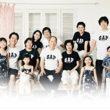 Áo gia đình - đại gia đình sum họp