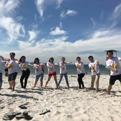 Áo đồng phục nhóm - Pikalong Vietcombank